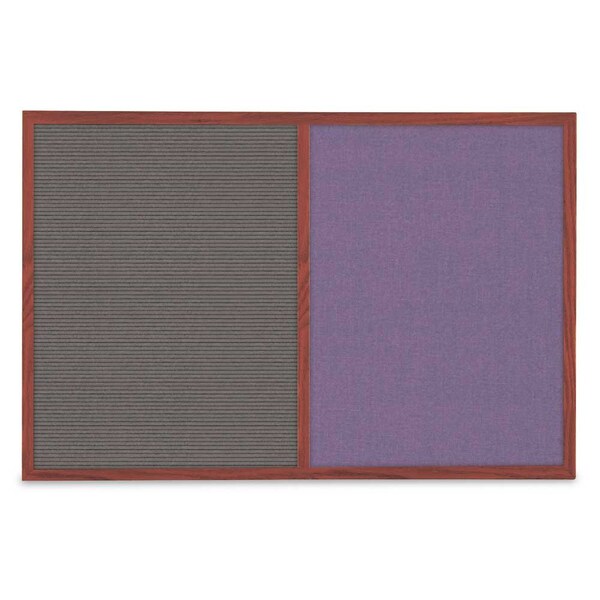 Slim Style Indoor Enclosed Corkboard, 36